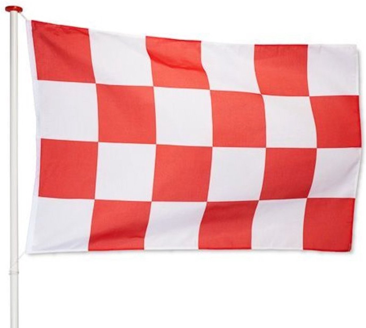 Brabantse vlag | vlag Noord Brabant | Brabant vlag geschikt voor vlaggenmast 6 meter | afm. 150x225 cm, polyester | VlaggenEnMasten.nl